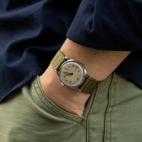 ラシーン（ギャレット）ミリタリースタイル ラウンド 32mm 1940年代